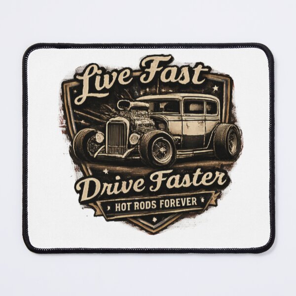 Item preview, American Hot Rod Legend – Vintage Ford Sedan Tribute Design designed and sold by vibrant1502.