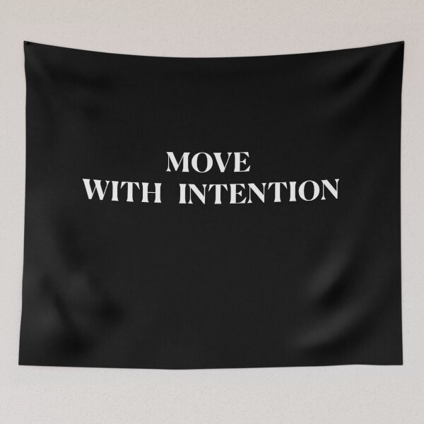 Item preview, Move with Intention! - white designed and sold by Feldymerch.