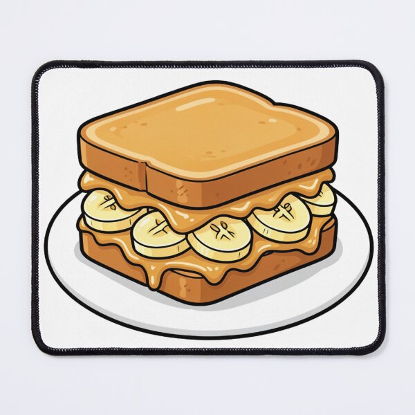 Item preview, funny peanut butter and banana sandwitch designed and sold by shop43.