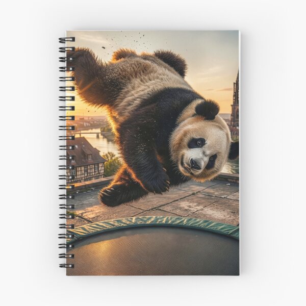 Item preview, Panda on a Trampoline designed and sold by Tridentulus.