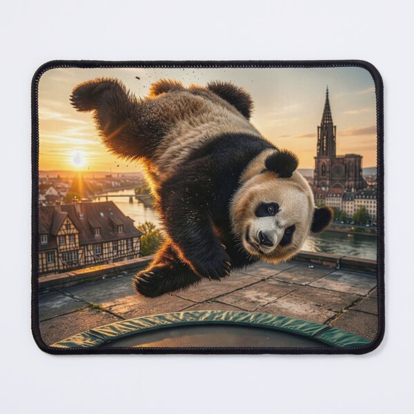Item preview, Panda on a Trampoline designed and sold by Tridentulus.