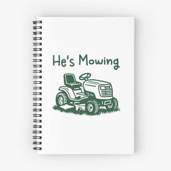 Item preview, He's Mowing Funny Husband Lawn Care Yard Work Mowing Grass Husband Father designed and sold by gunaone-design.