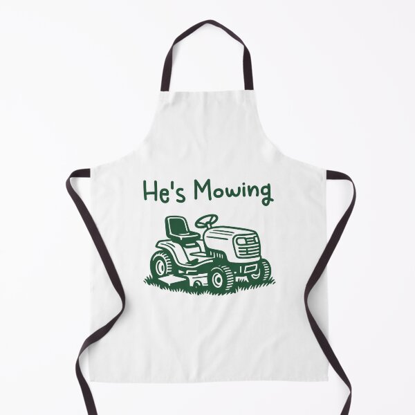 Item preview, He's Mowing Funny Husband Lawn Care Yard Work Mowing Grass Husband Father designed and sold by gunaone-design.