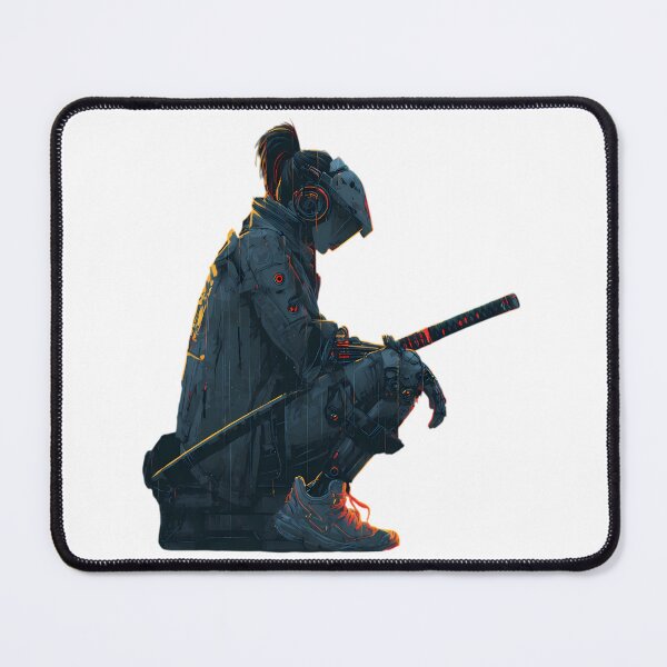 Item preview, Robot Figure Ninja Sword Strength Resilience Art designed and sold by ART ATTACK ZONE.