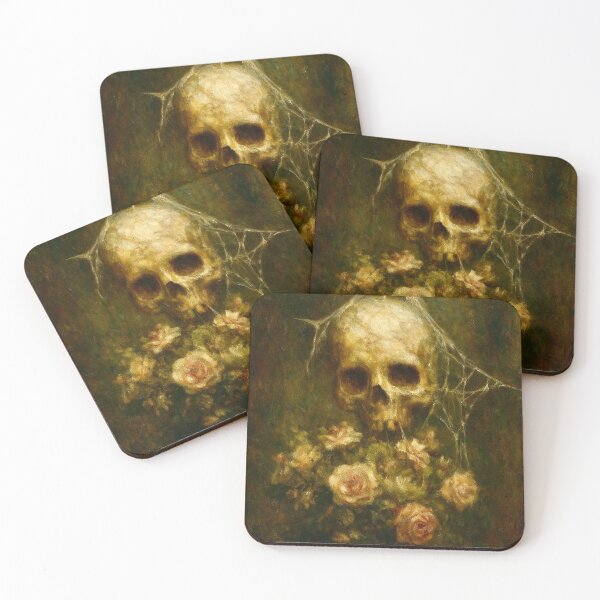 Item preview, Skull and Flowers designed and sold by Gregory James Wyrick.