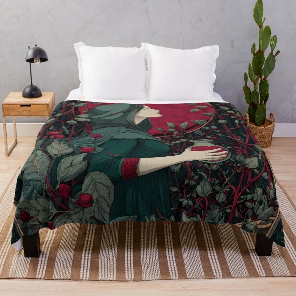 Item preview, Wine Witch Enchanting Floral Magic Potion Art Design designed and sold by ART ATTACK ZONE.