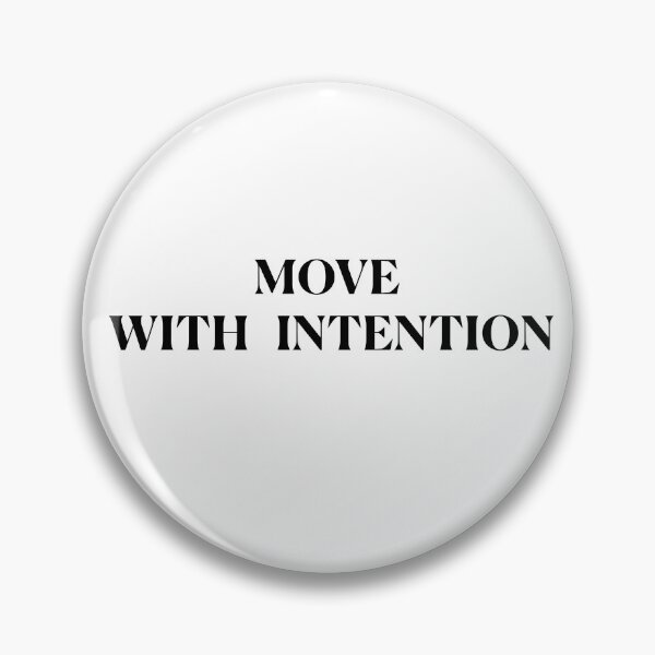 Item preview, Move with Intention! - black designed and sold by Feldymerch.