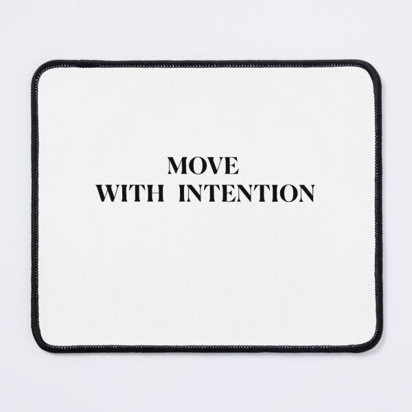 Item preview, Move with Intention! - black designed and sold by Feldymerch.