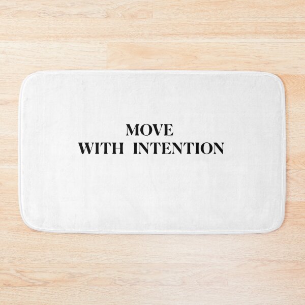 Item preview, Move with Intention! - black designed and sold by Feldymerch.
