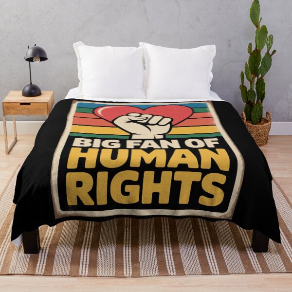 Item preview, Big Fan Of Human Rights Democracy Diversity Free Speech Social Justice Classic T-Shirt designed and sold by PaulaArtworks.