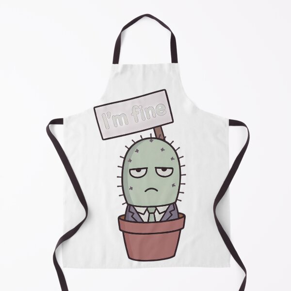 Item preview, Cactus I’m fine Humorously Life Charm Humor designed and sold by ART ATTACK ZONE.