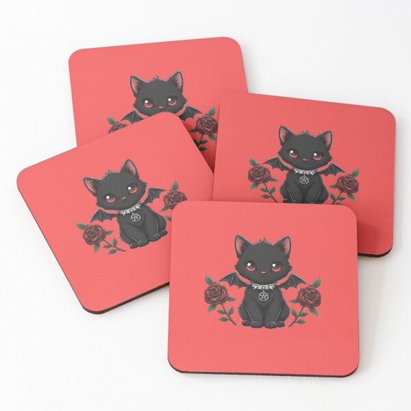 Item preview, Red-Eyed Demon Kitty designed and sold by Yoombreon.