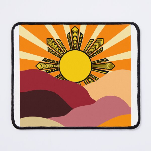 Item preview, Tribal Sun with Red Hills designed and sold by Steeb757.