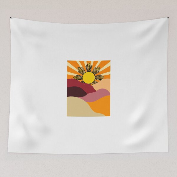Item preview, Tribal Sun with Red Hills designed and sold by Steeb757.