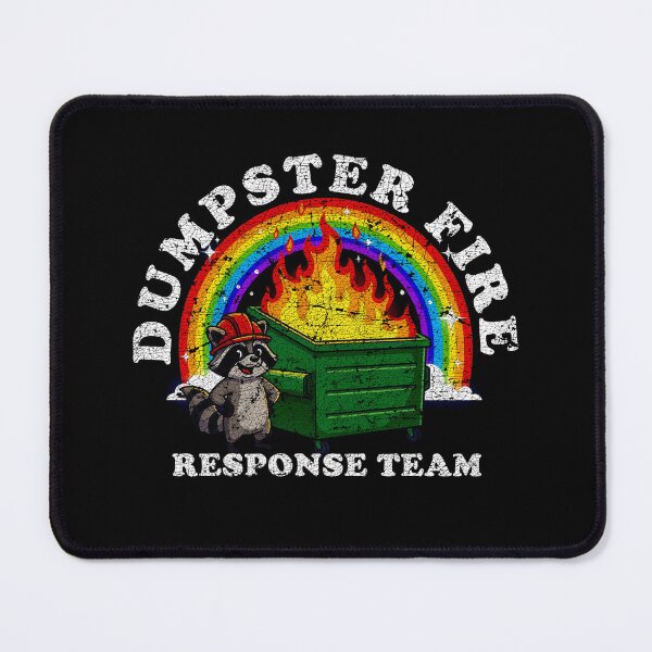 Item preview, Dumpster fire Response Team designed and sold by jihamsakiya.