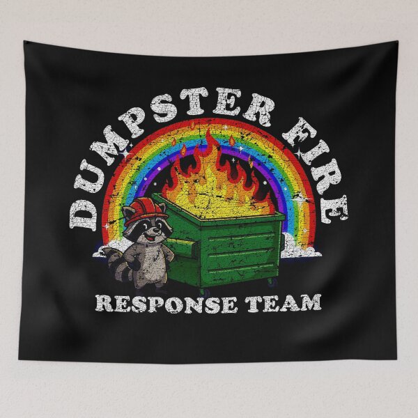 Item preview, Dumpster fire Response Team designed and sold by jihamsakiya.