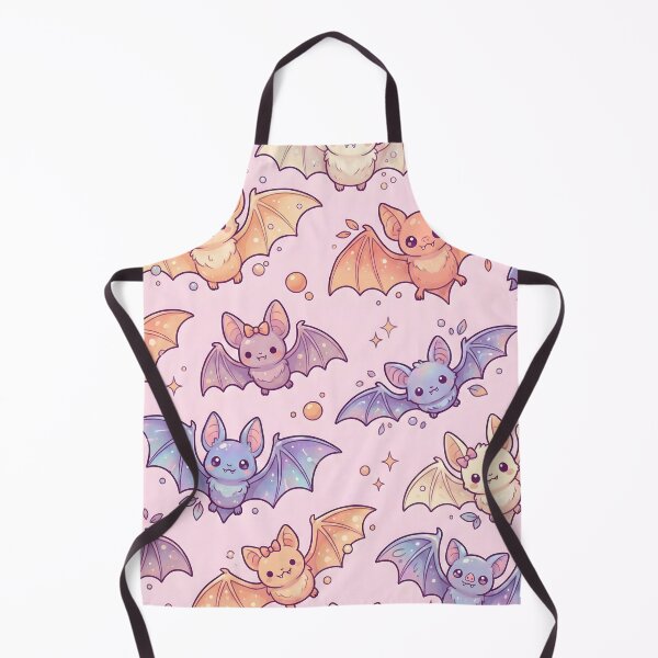 Item preview, Creepy and Cute Kawaii Bat Halloween Pattern - Pastel Goth Halloween Print designed and sold by tigers-heart.