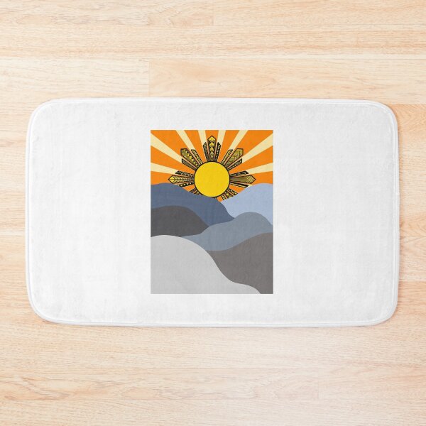 Item preview, Tribal Sun with Blue Hills designed and sold by Steeb757.