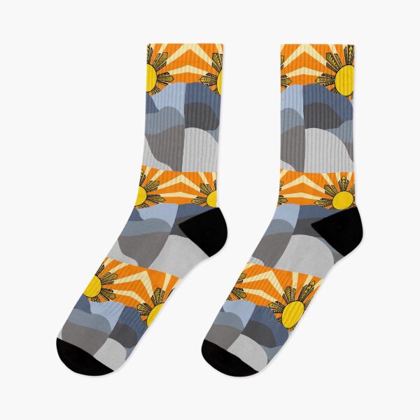 Item preview, Tribal Sun with Blue Hills designed and sold by Steeb757.