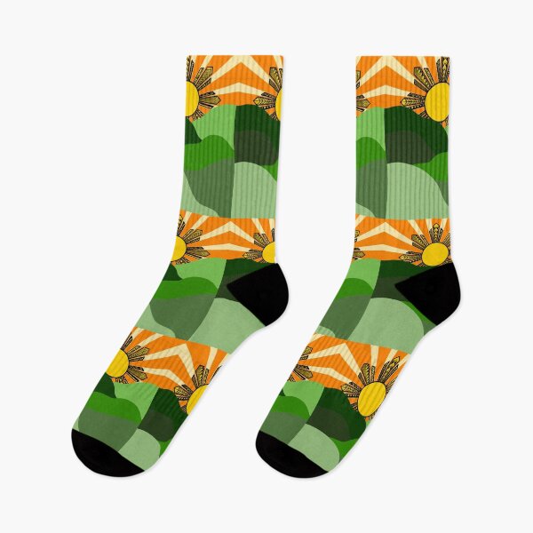 Item preview, Tribal Sun with Green Hills designed and sold by Steeb757.
