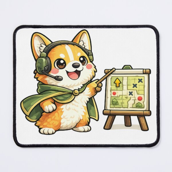 Item preview, Raid Leader Corgi designed and sold by jgvisualarts.