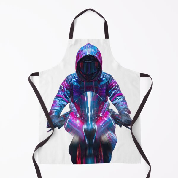 Item preview, Motorcycle Rider Speeds Technology Adrenaline Design Neon designed and sold by ART ATTACK ZONE.