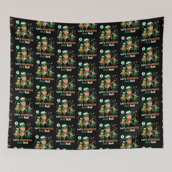 Item preview, St Patricks Let's Shamrock And Roll Musicians Band designed and sold by Betsytiptoe.