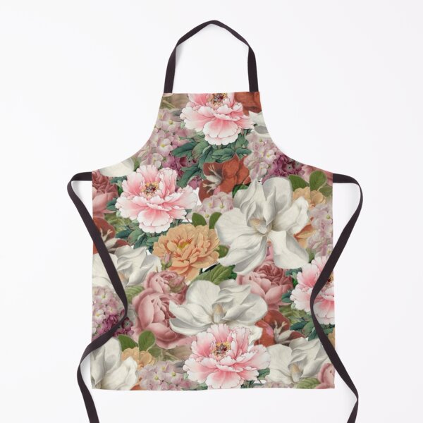 Item preview, Vintage Gardenia and Roses Floral Digital Faux Decoupage Collage designed and sold by Licorice Moon.
