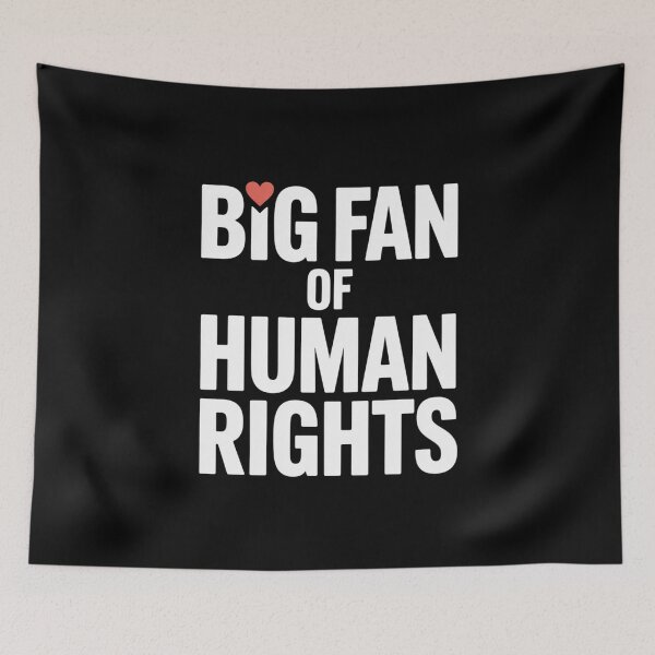 Item preview, Big Fan Of Human Rights Democracy Diversity Free Speech Social Justice Classic T-Shirt designed and sold by PaulaArtworks.
