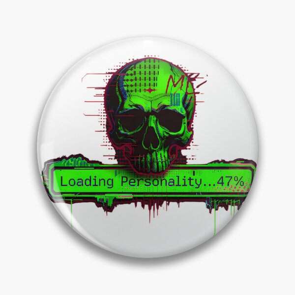 Item preview, Loading Personality 47% Green Red Skull Bones designed and sold by ART ATTACK ZONE.