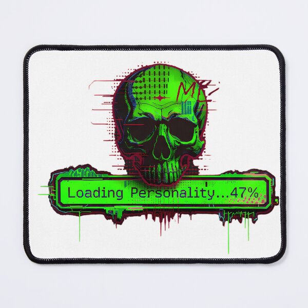 Item preview, Loading Personality 47% Green Red Skull Bones designed and sold by ART ATTACK ZONE.