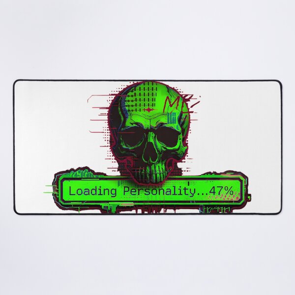 Item preview, Loading Personality 47% Green Red Skull Bones designed and sold by ART ATTACK ZONE.