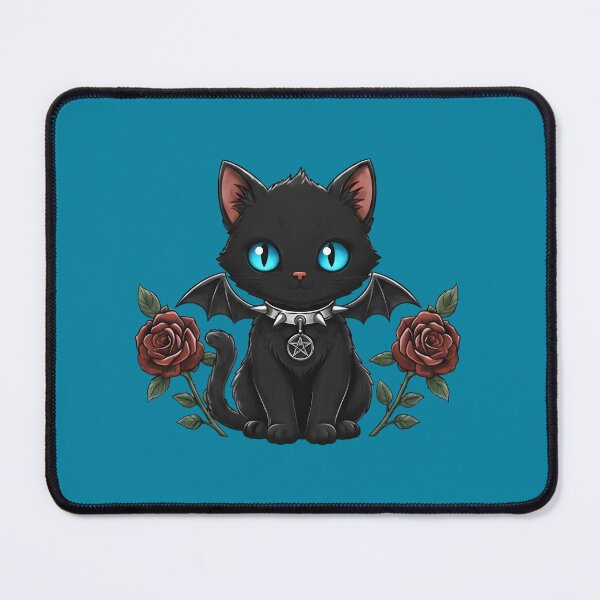 Item preview, Blue-Eyed Demon Kitty designed and sold by Yoombreon.