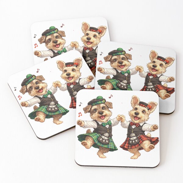 Item preview, Dancing Schnauzers designed and sold by CrazyGirlllc.