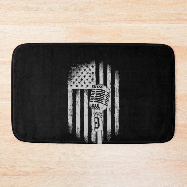 Item preview, American Flag Microphone Patriotic Singer USA Music Lover designed and sold by salmzouriart.