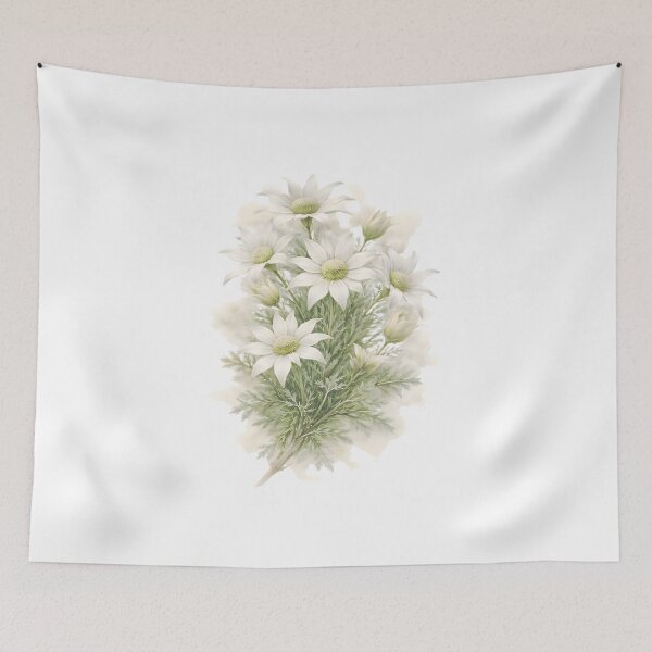 Item preview, Flannel Flower (Actinotus helianthi) designed and sold by HOMETOWN86.