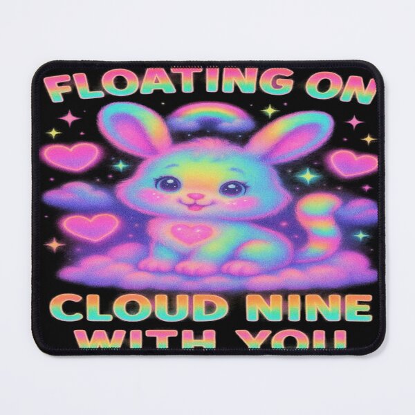 Item preview, Starlette the Rainbow Cloud Bunny — “Floating On Cloud Nine With You”   Glow-Gang 2026 Valentine’s Day Edition — Design #2 of 6 designed and sold by "TXSiSsY's TRIUMPH BY GRACE".