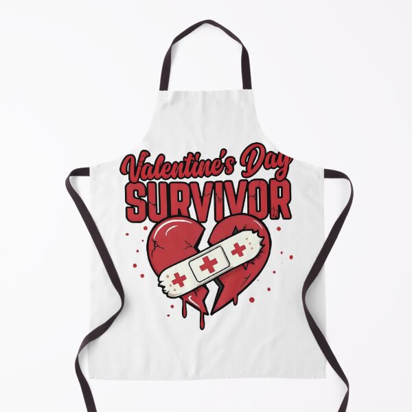 Item preview, Valentine’s Day Survivor Funny Anti Valentine Heartbreak Design designed and sold by LumiAnCreations.
