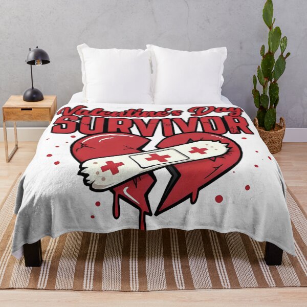 Item preview, Valentine’s Day Survivor Funny Anti Valentine Heartbreak Design designed and sold by LumiAnCreations.