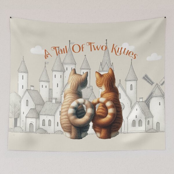 Item preview, A Tail Of Two Kitties designed and sold by TamaraWabe.