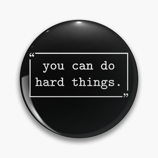 Item preview, You Can Do Hard Things designed and sold by gunaone-design.