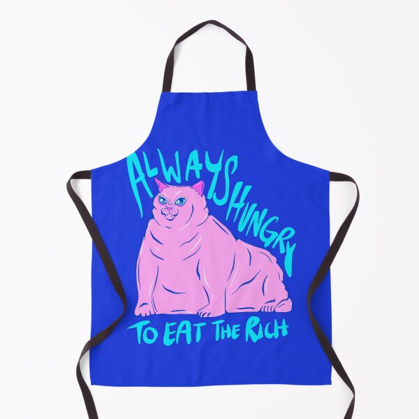Item preview, Always Hungry To Eat The Rich - Chonky Pink Cat designed and sold by crestfallenmermaid.