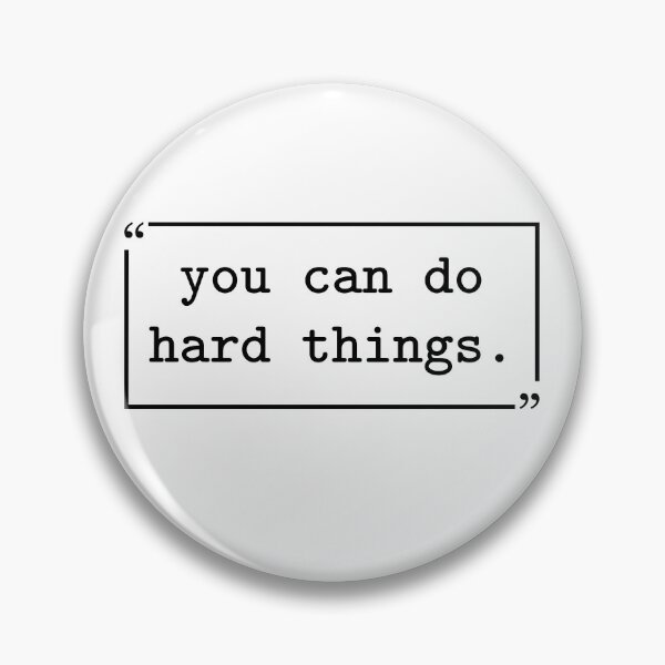 Item preview, You Can Do Hard Things - Motivational Quote designed and sold by gunaone-design.