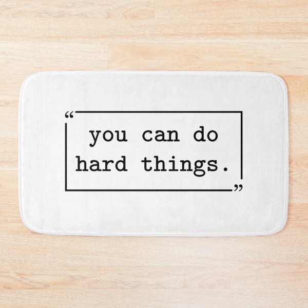 Item preview, You Can Do Hard Things - Motivational Quote designed and sold by gunaone-design.