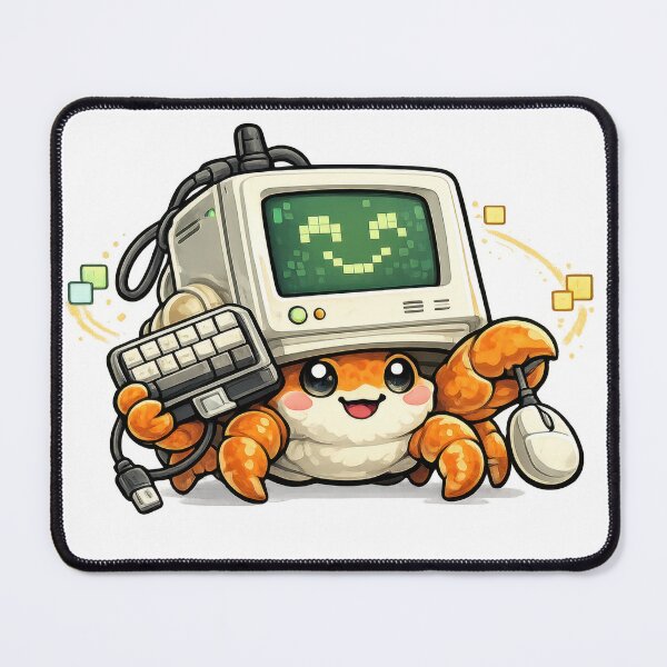Item preview, Portable Battlestation Hermit Crab designed and sold by jgvisualarts.