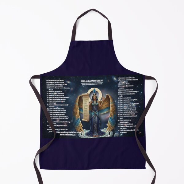 Item preview, Maat Goddess of Truth and Balance – Cosmic Egyptian Art designed and sold by DesignByGeorgi.