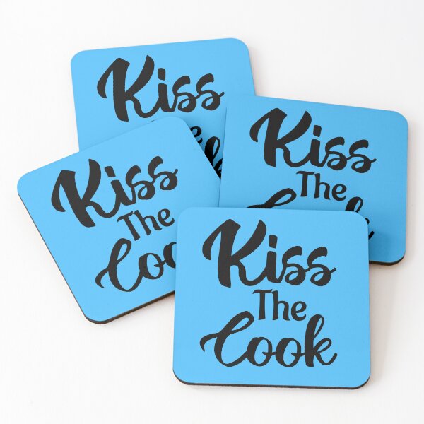 Item preview, Kiss The Cook Funny Novelty. Funny Cooking Quote. Cook Lover designed and sold by DesignHouse07.