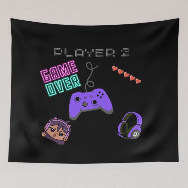 Item preview, Player 2 Game Over Retro Gaming  designed and sold by XyoticStudios.