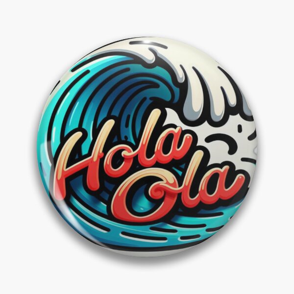 Item preview, Hola Ola Hello Wave designed and sold by BeachAIArt.