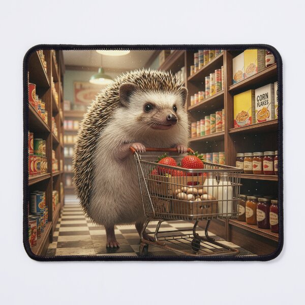 Item preview, Hedgehog Goes Grocery Shopping designed and sold by Tridentulus.